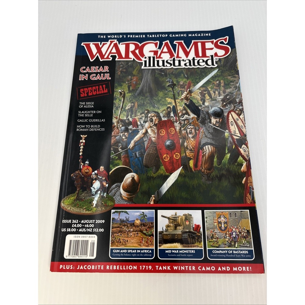Wargames Illustrated Issue 262 August 2009 Magazine Only - Tabletop Gaming